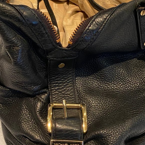 Michael Kors Black Leather Handbag - Picture 4 of 7